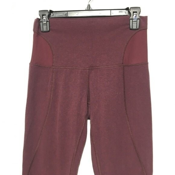 Lululemon Devi Yoga Pant Heathered Bordeaux Drama / Black Cherry 6 - Picture 8 of 8
